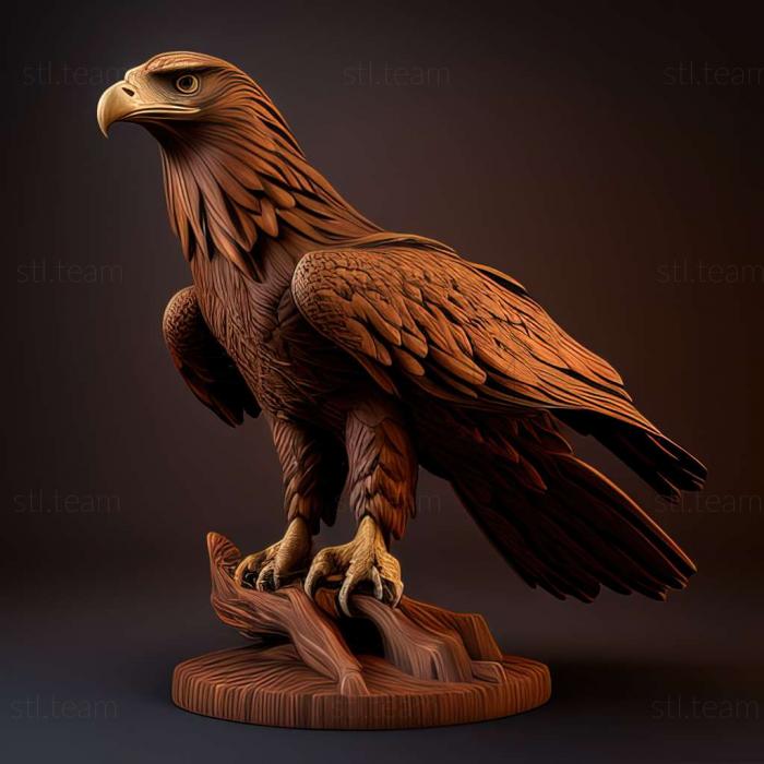 Animals eagle on stand